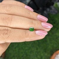 0.37 Ct. Tsavorite Garnet from Tanzania Life Style
