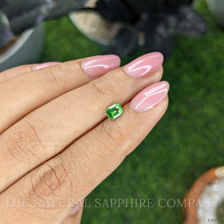 0.49 Ct. Tsavorite Garnet from Tanzania