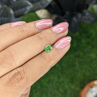 0.44 Ct. Tsavorite Garnet from Tanzania Life Style