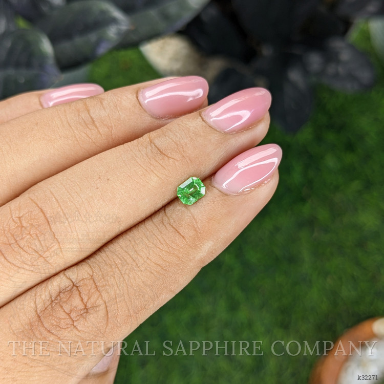 0.44 Ct. Tsavorite Garnet from Tanzania