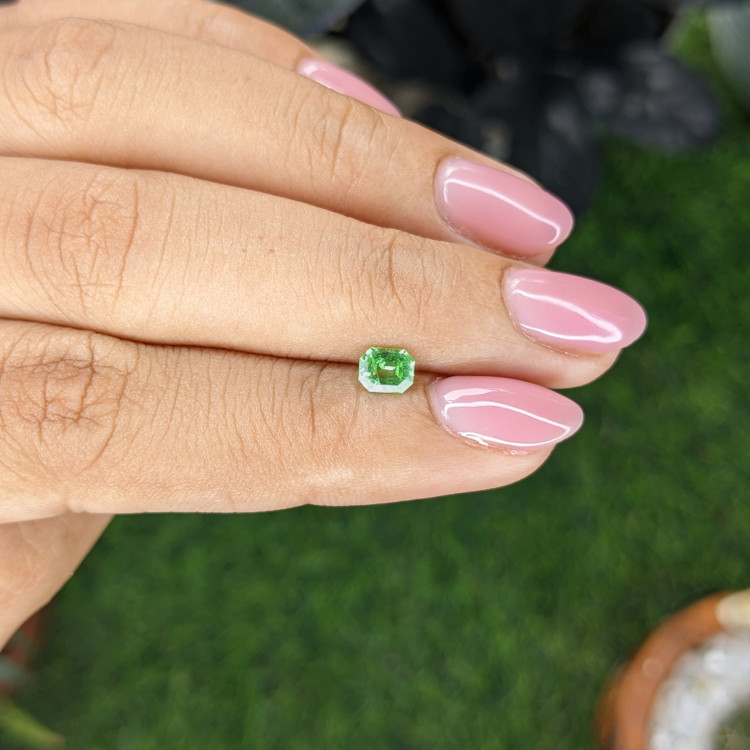 0.44 Ct. Tsavorite Garnet from Tanzania