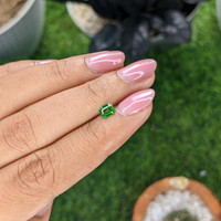 0.35 Ct. Tsavorite Garnet from Tanzania Life Style