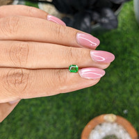 0.35 Ct. Tsavorite Garnet from Tanzania Life Style