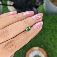 0.46 Ct. Tsavorite Garnet from Tanzania Life Style