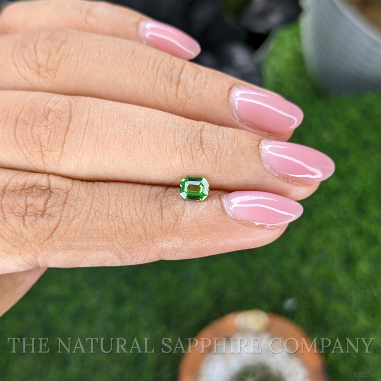 0.46 Ct. Tsavorite Garnet from Tanzania