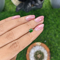 0.40 Ct. Tsavorite Garnet from Tanzania Life Style