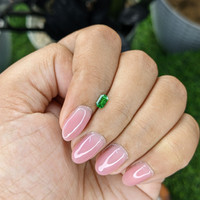 0.28 Ct. Tsavorite Garnet from Tanzania Life Style