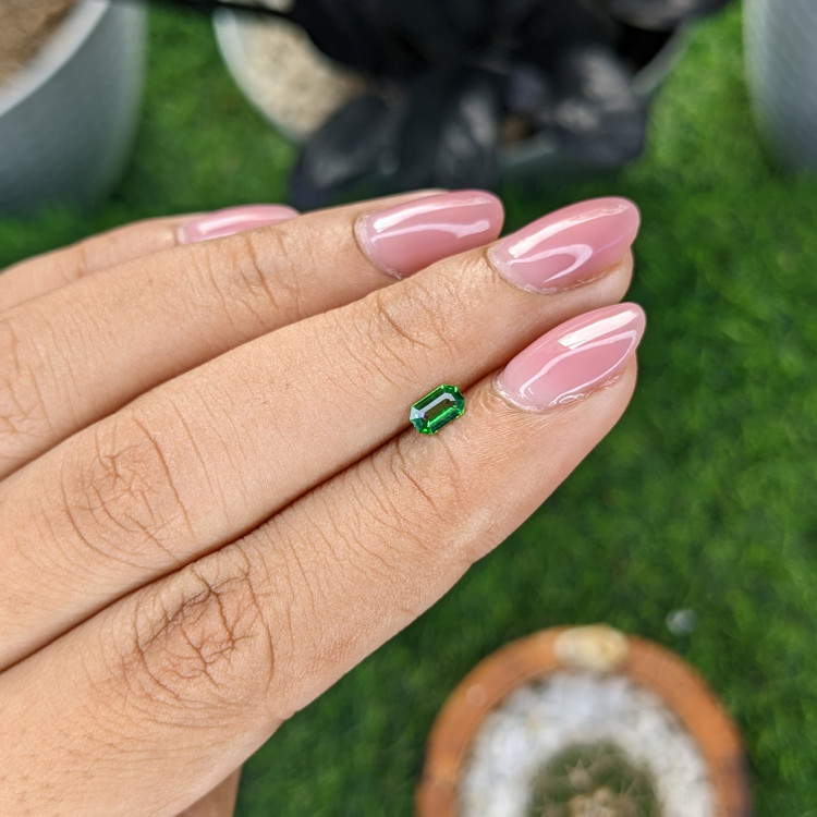 0.27 Ct. Tsavorite Garnet from Tanzania