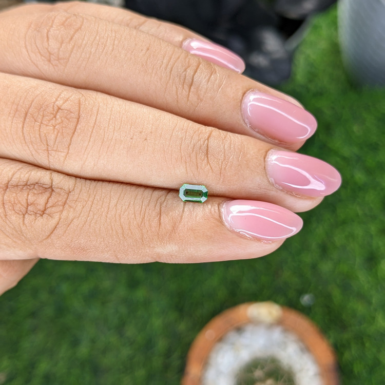 0.27 Ct. Tsavorite Garnet from Tanzania