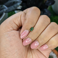 0.45 Ct. Tsavorite Garnet from Tanzania Life Style