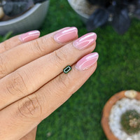 0.36 Ct. Tsavorite Garnet from Tanzania Life Style