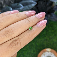 0.21 Ct. Tsavorite Garnet from Tanzania Life Style