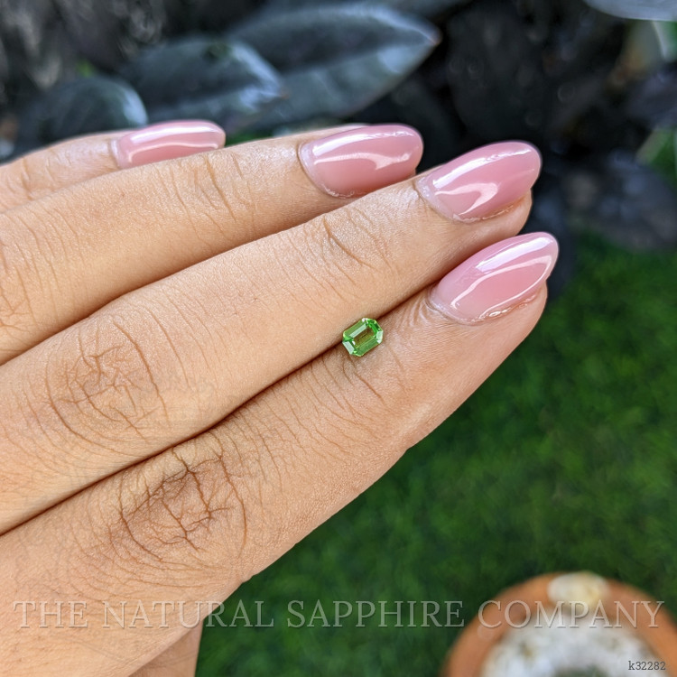 0.21 Ct. Tsavorite Garnet from Tanzania