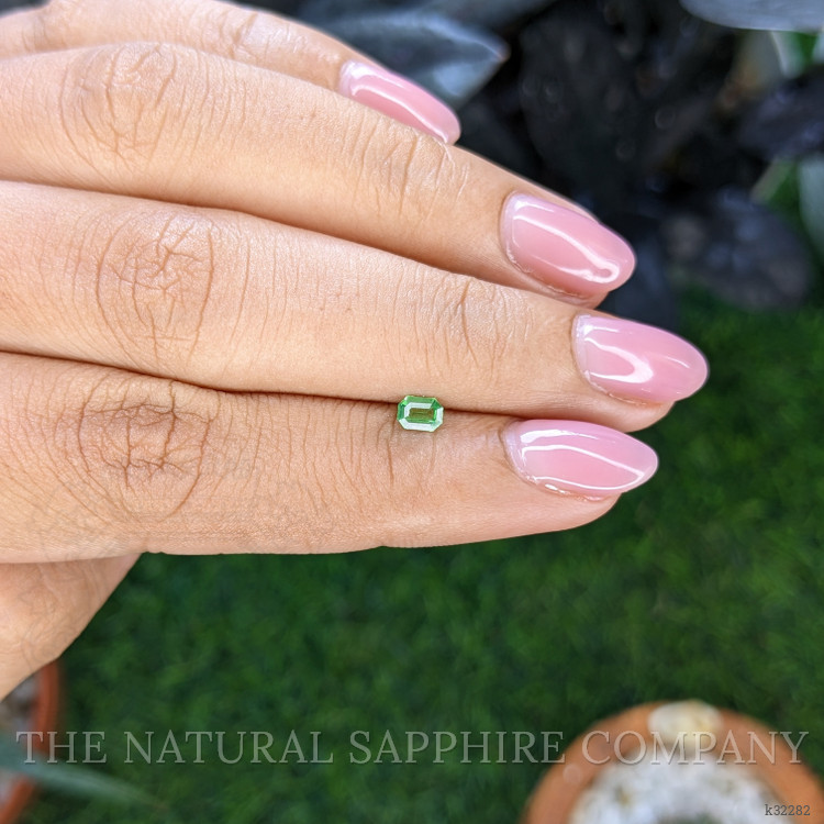 0.21 Ct. Tsavorite Garnet from Tanzania