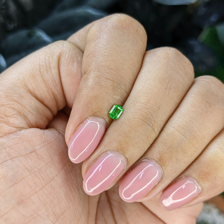 0.20 Ct. Tsavorite Garnet from Tanzania