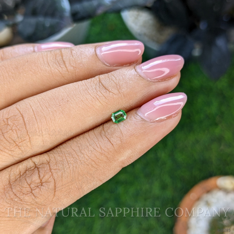 0.18 Ct. Tsavorite Garnet from Tanzania