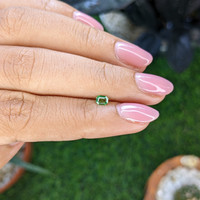 0.18 Ct. Tsavorite Garnet from Tanzania Life Style