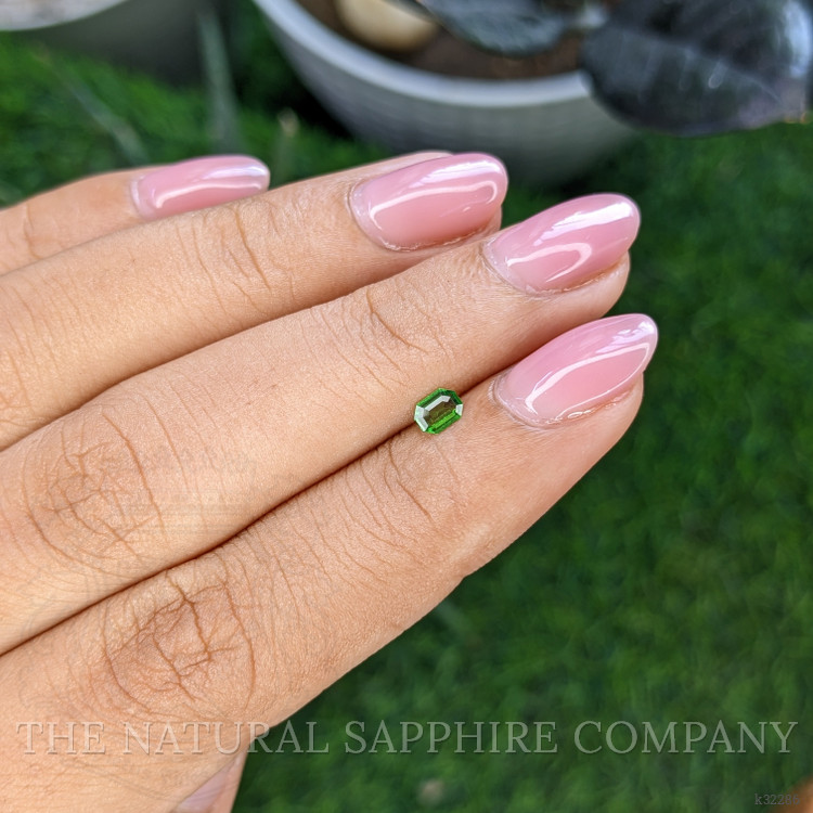 0.17 Ct. Tsavorite Garnet from Tanzania