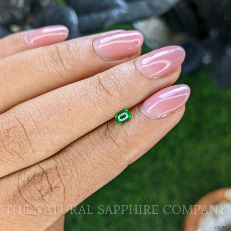 0.27 Ct. Tsavorite Garnet from Tanzania