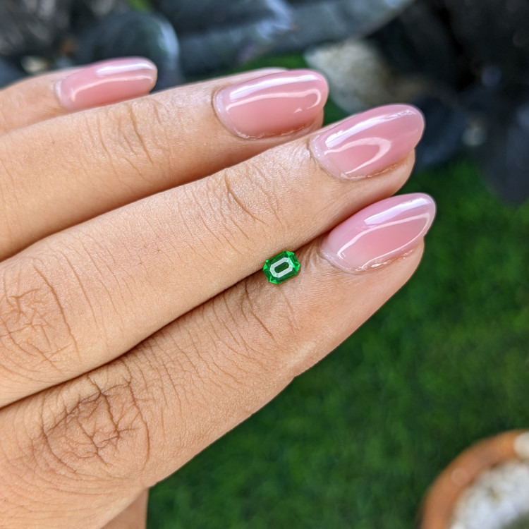 0.27 Ct. Tsavorite Garnet from Tanzania
