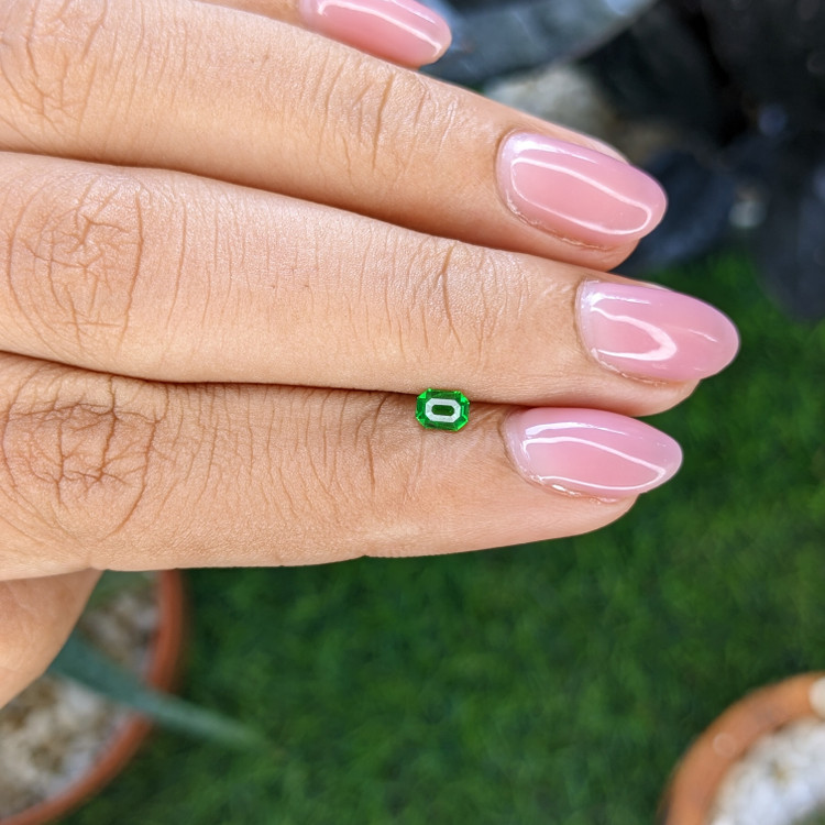 0.27 Ct. Tsavorite Garnet from Tanzania