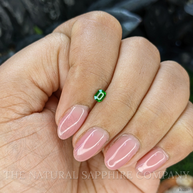 0.27 Ct. Tsavorite Garnet from Tanzania