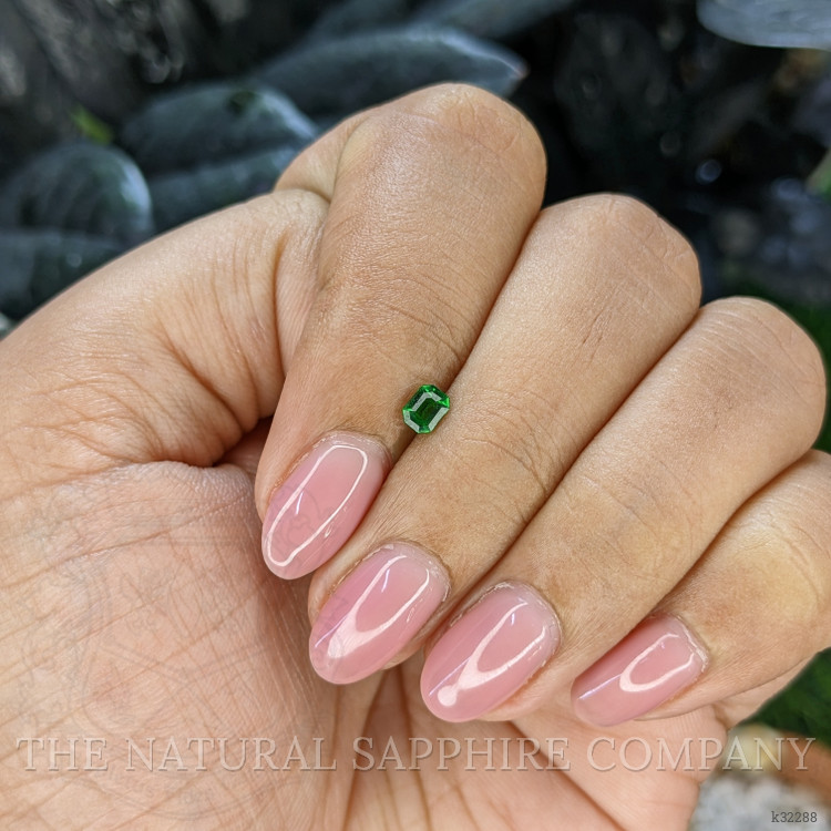 0.28 Ct. Tsavorite Garnet from Tanzania