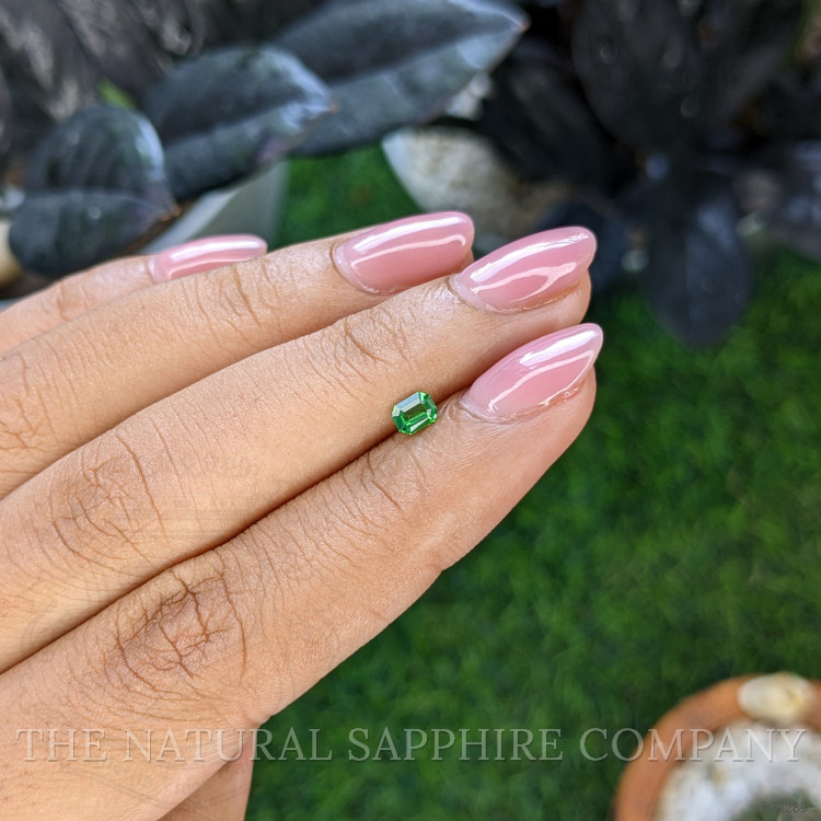 0.22 Ct. Tsavorite Garnet from Tanzania
