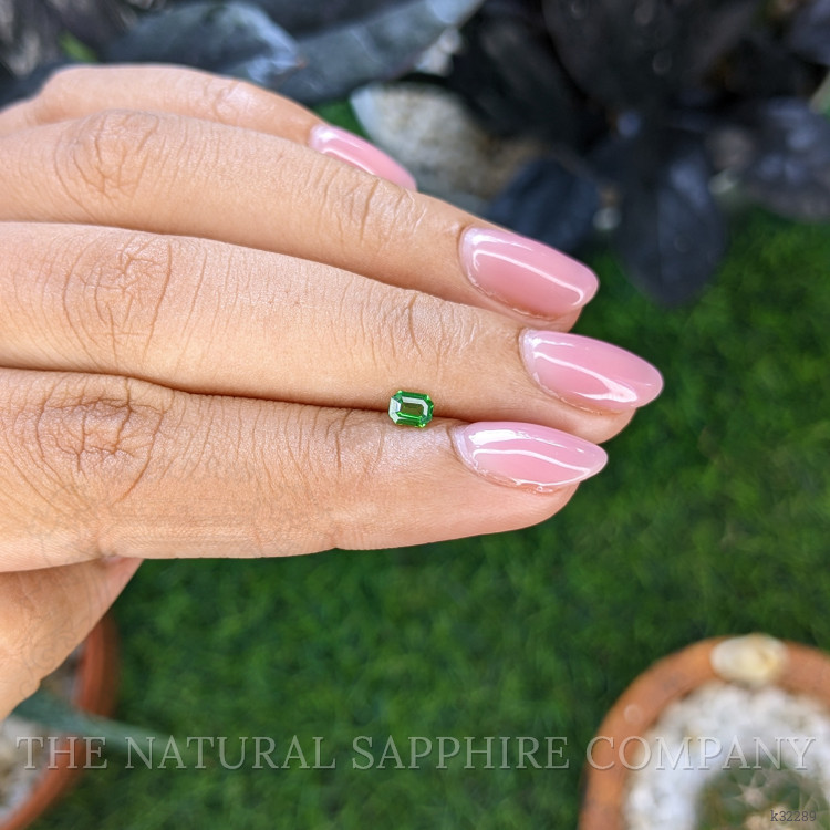 0.22 Ct. Tsavorite Garnet from Tanzania