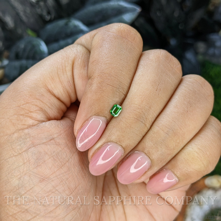 0.22 Ct. Tsavorite Garnet from Tanzania