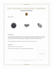 0.58 Ct. Spinel from Burma (Myanmar) Appraisal