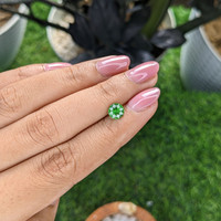 0.86 Ct. Tsavorite Garnet from Tanzania Life Style