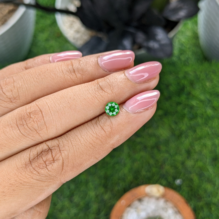 0.64 Ct. Tsavorite Garnet from Tanzania