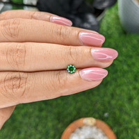 0.38 Ct. Tsavorite Garnet from Tanzania Life Style