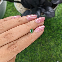 0.37 Ct. Tsavorite Garnet from Tanzania Life Style