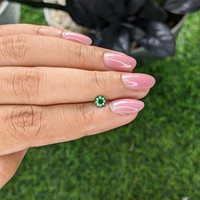 0.37 Ct. Tsavorite Garnet from Tanzania Life Style