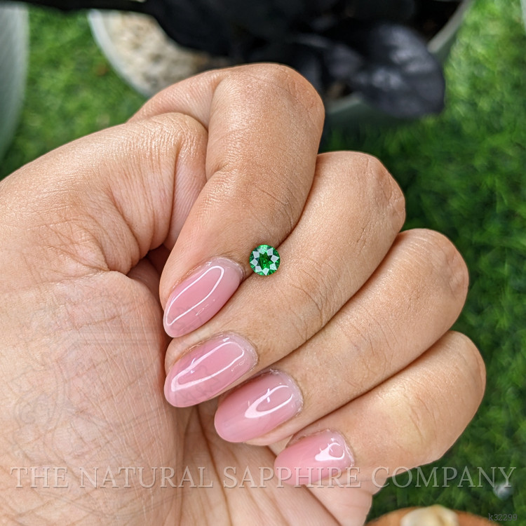 0.37 Ct. Tsavorite Garnet from Tanzania