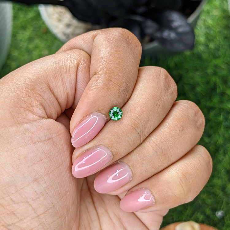 0.37 Ct. Tsavorite Garnet from Tanzania