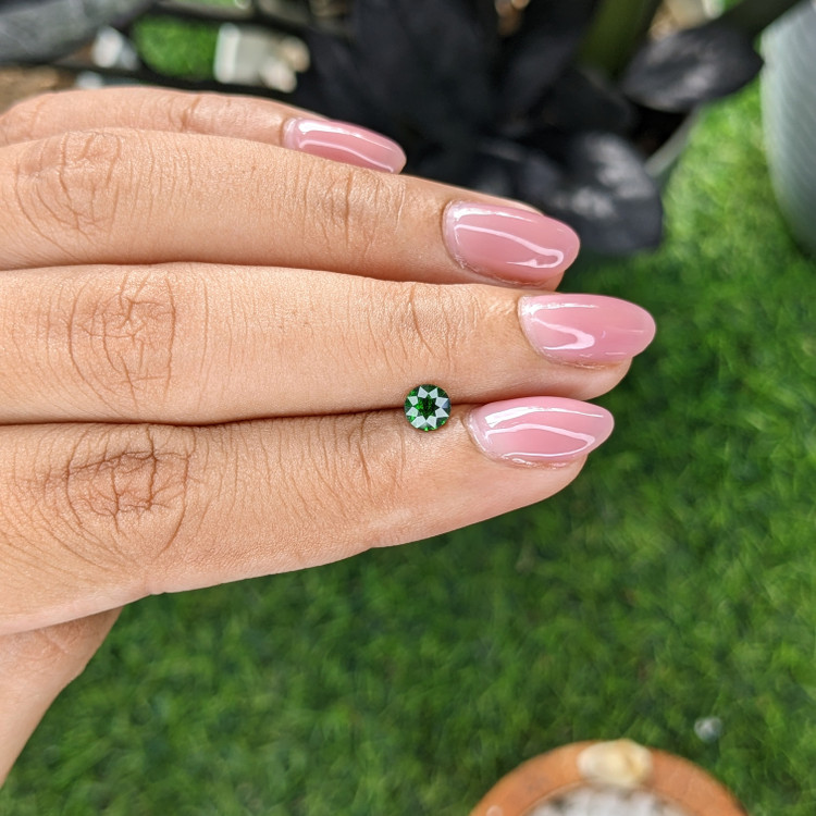 0.38 Ct. Tsavorite Garnet from Tanzania