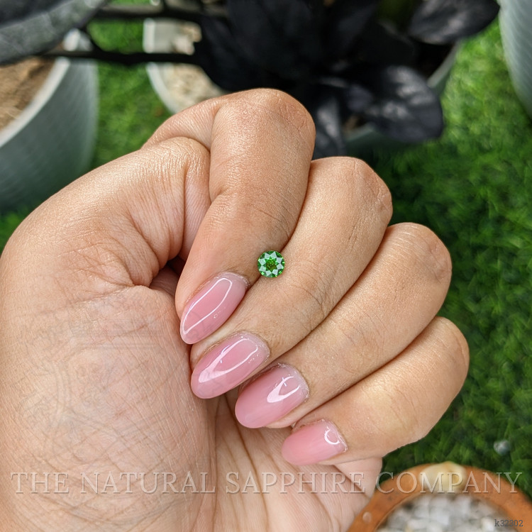 0.28 Ct. Tsavorite Garnet from Tanzania