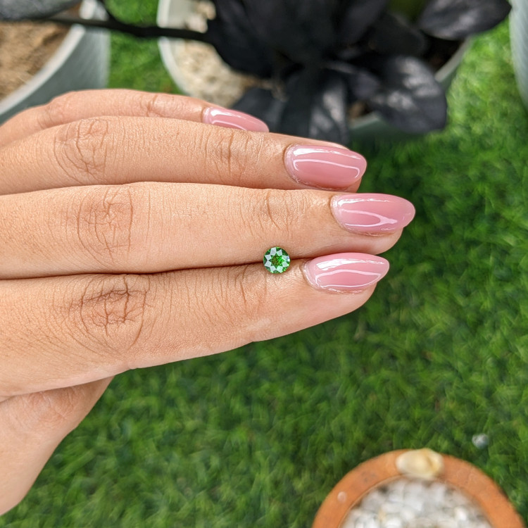 0.28 Ct. Tsavorite Garnet from Tanzania