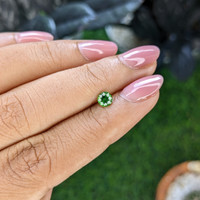 0.44 Ct. Tsavorite Garnet from Tanzania Life Style