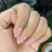 0.27 Ct. Tsavorite Garnet from Tanzania Life Style