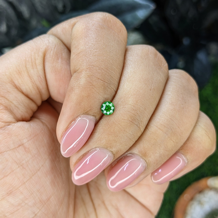 0.27 Ct. Tsavorite Garnet from Tanzania