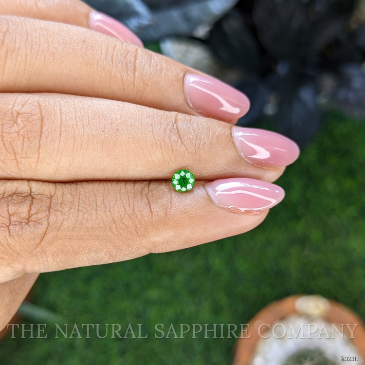 0.34 Ct. Tsavorite Garnet from Tanzania