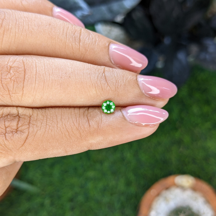 0.34 Ct. Tsavorite Garnet from Tanzania