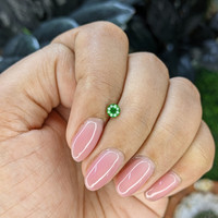0.34 Ct. Tsavorite Garnet from Tanzania Life Style