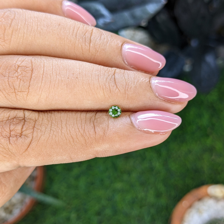 0.20 Ct. Tsavorite Garnet from Tanzania