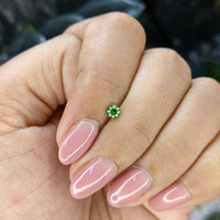 0.20 Ct. Tsavorite Garnet from Tanzania Life Style