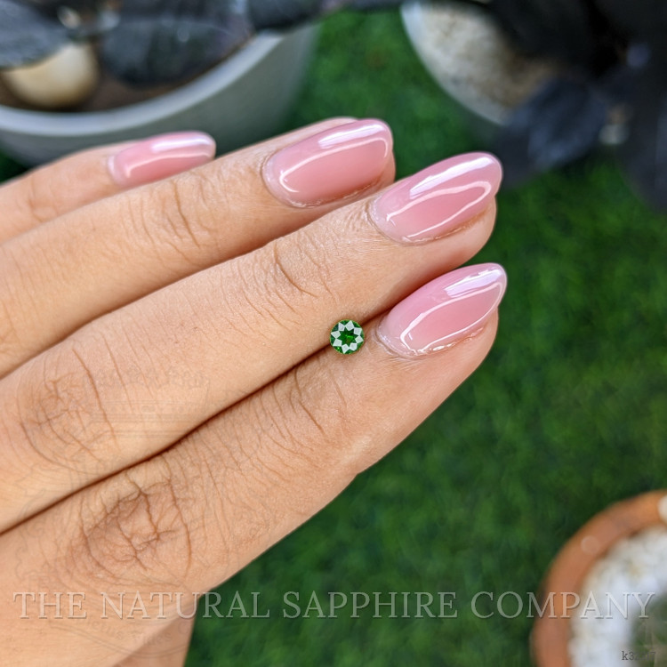 0.18 Ct. Tsavorite Garnet from Tanzania
